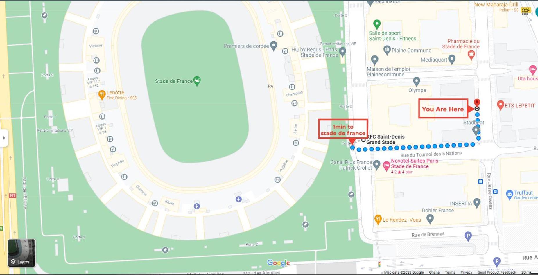 F2 Paris 10Eme Gare Du Nord - Stade De France - Parking Saint-Denis  Kültér fotó